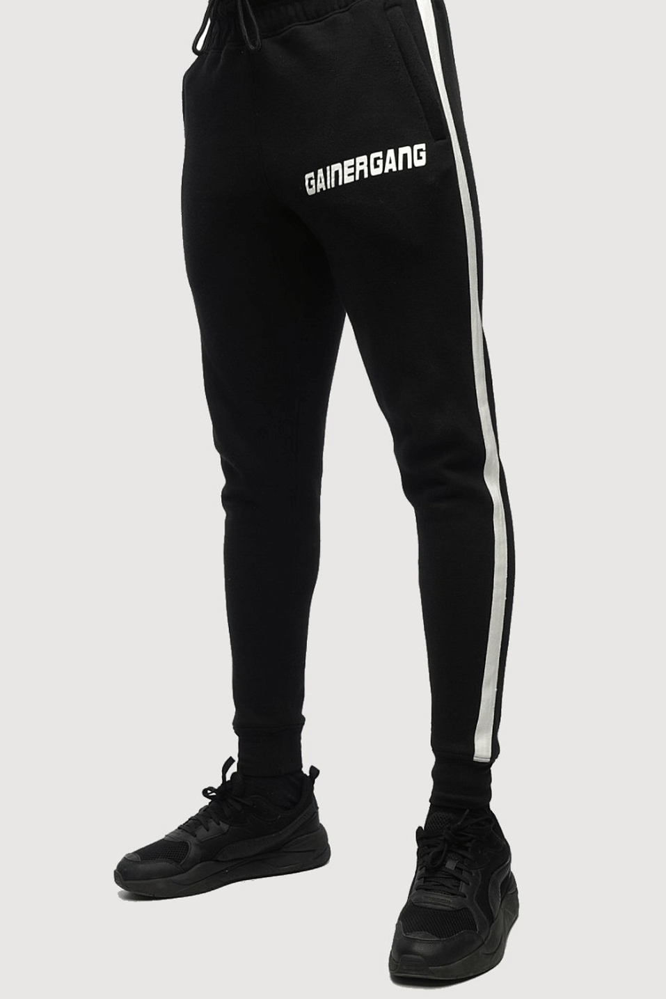 Men's Exordium Panel Track Bottoms - Black freeshipping - Gainergang