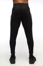 Load image into Gallery viewer, Men&#39;s Exordium Panel Track Bottoms - Black freeshipping - Gainergang
