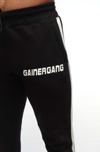 Load image into Gallery viewer, Men&#39;s Exordium Panel Track Bottoms - Black freeshipping - Gainergang
